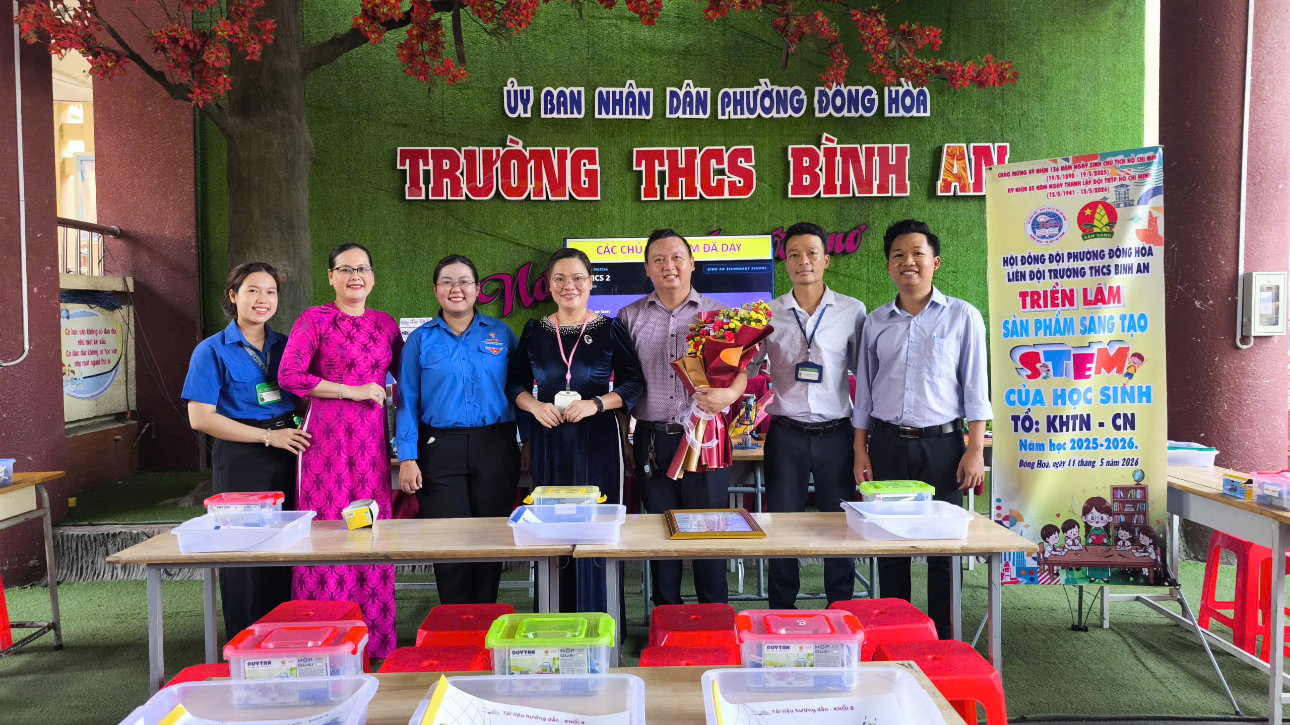 Trung tâm Chuyển đổi số lan tỏa kỹ năng An toàn thông tin và Đạo đức AI đến gần 1.000 học sinh THCS Bình An
